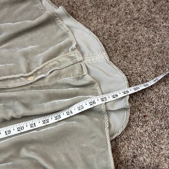 CP Shades Women’s Long Sleeve Button Up Blouse Top Sz L Gray Silk Blend - Picture 8 of 10